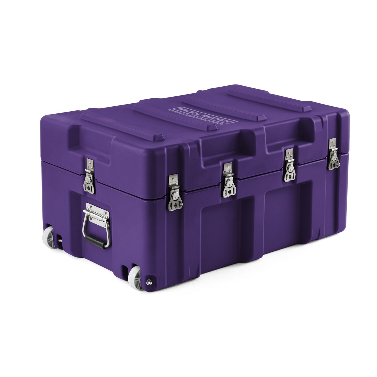 The Iron Brick® Trunk - STRONGEST College Trunk - Dark Purple - On