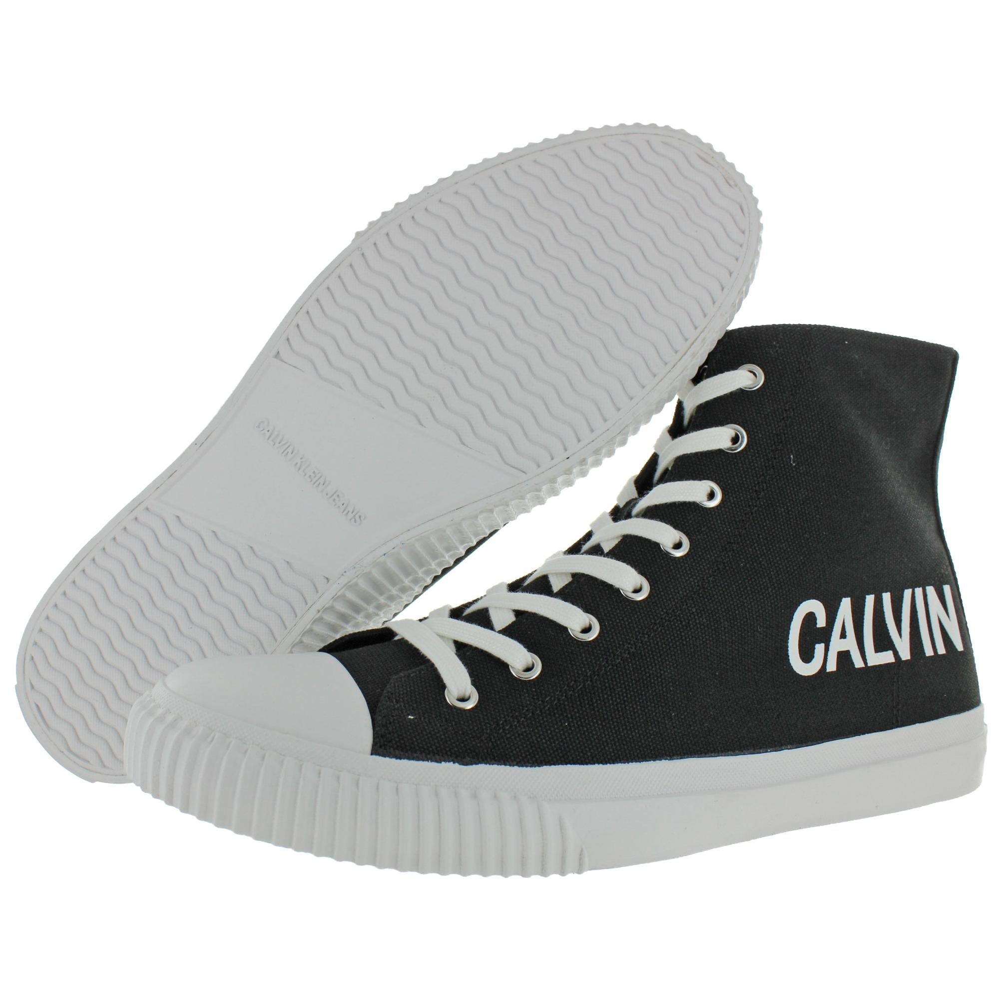 mens canvas high top sneakers