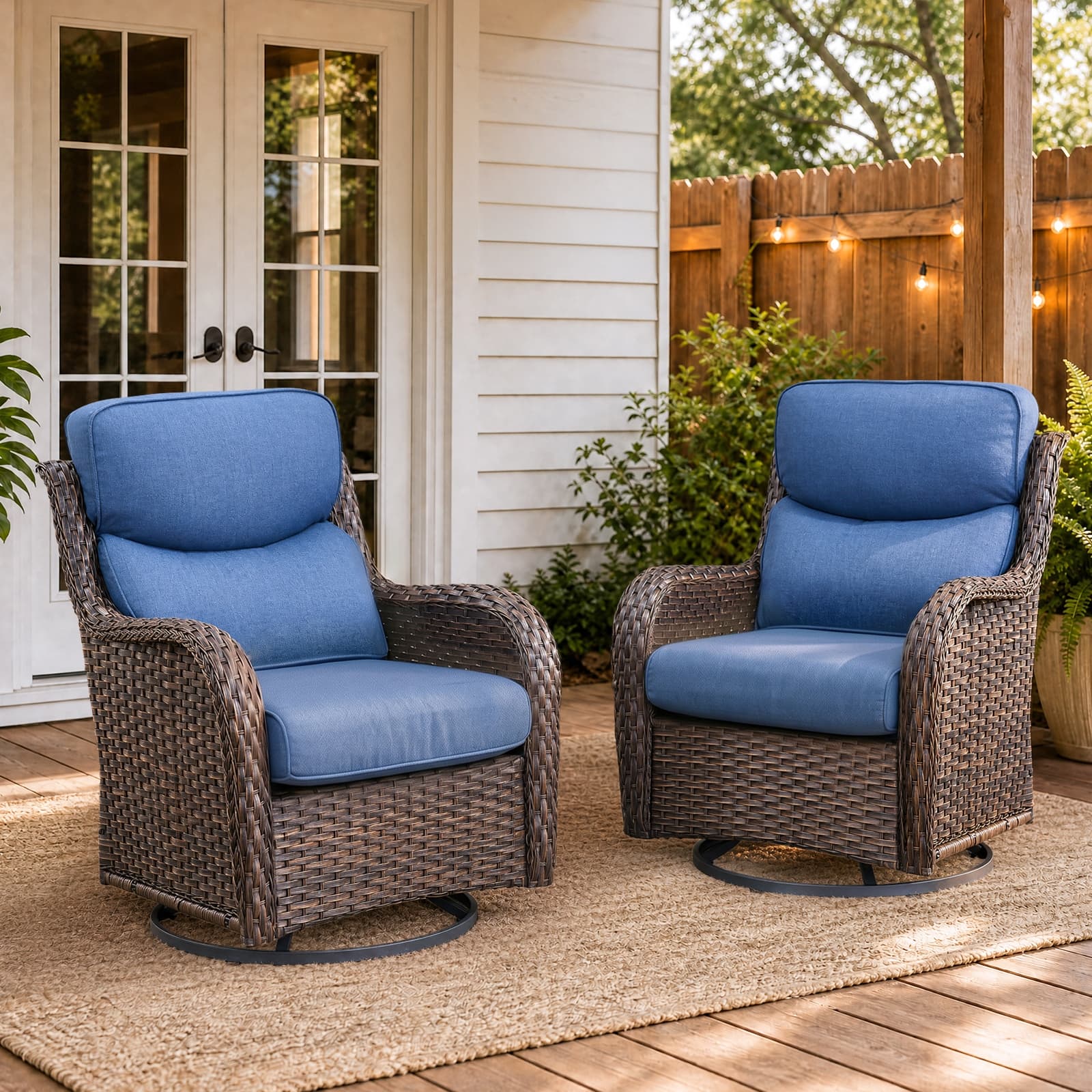 Option Navy Blue Cushions