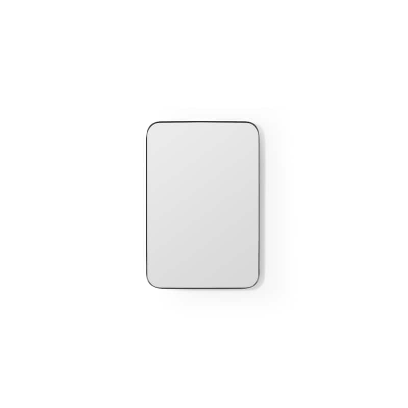 STAR Black Rectangular Wall and Bathroom Mirror - 24x36 Inches