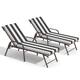 Option Chair-Beige&Cushion-BlackWhite