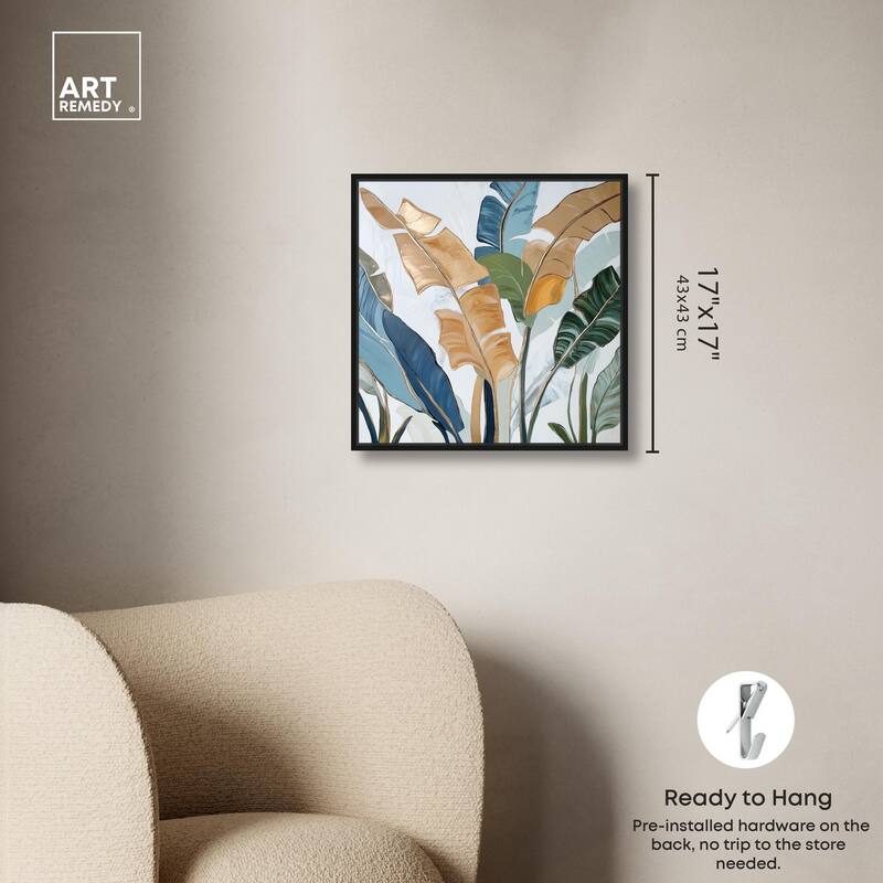 Paradise Fronds I Canvas by Art Remedy