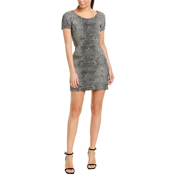 jacquard sheath dress