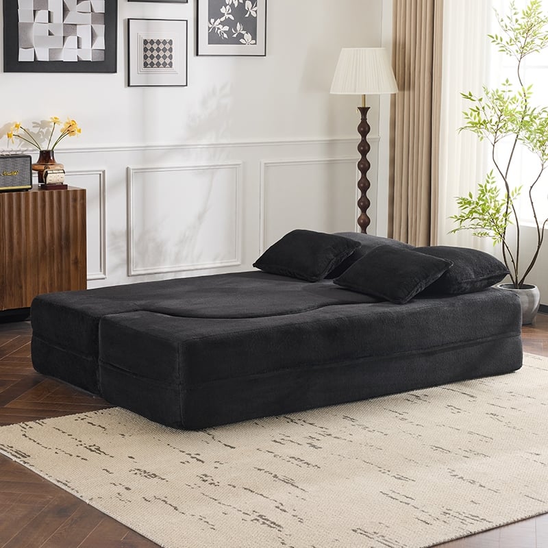Luxury Sleeper Sofa Bed with Soft Cushion - Ultimate Comfort for Your Home