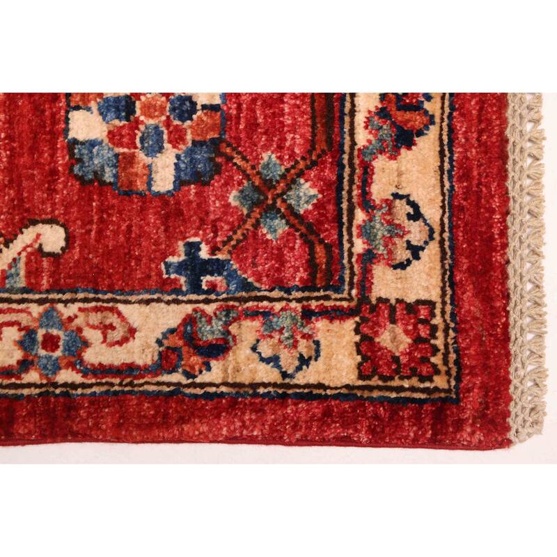 ECARPETGALLERY Hand-knotted Aryana Red Wool Rug - 8'2 x 10'3