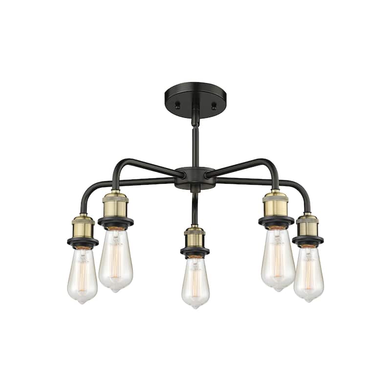 Innovations Lighting 516-5CR-14-25 Fenton Chandelier Fenton 5 Light