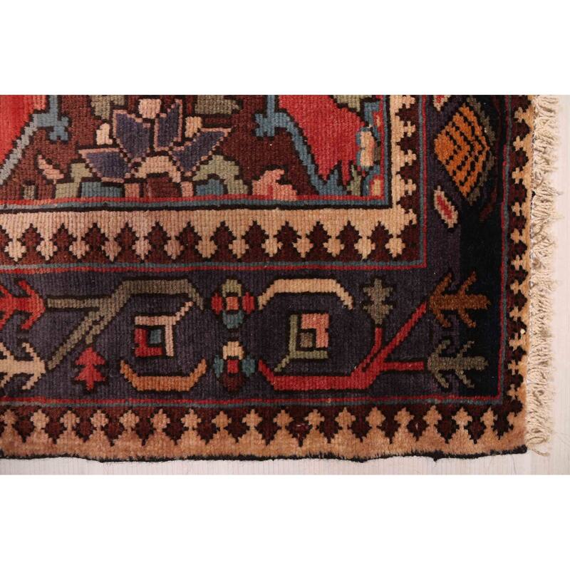 ECARPETGALLERY Hand-knotted Andelz Red Wool Rug - 5'3 x 9'4