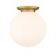 Option Brushed Brass / Matte White