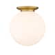 Option Brushed Brass / Matte White