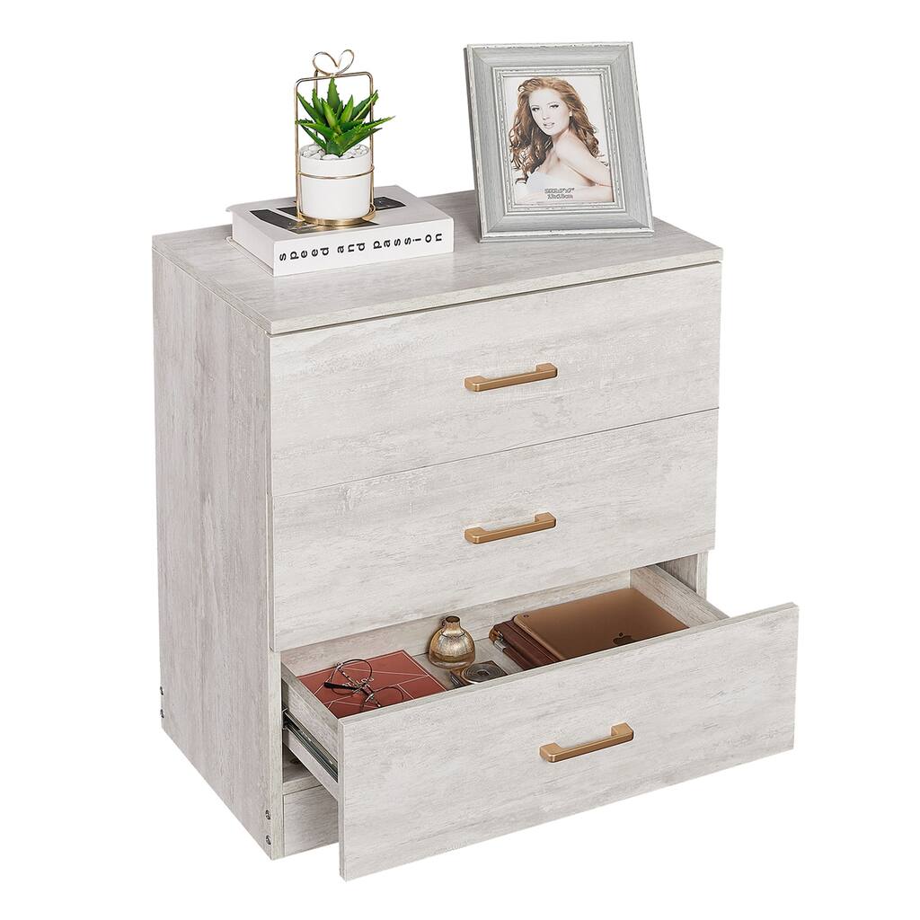 MDF Storage Cabinet with 3 Drawer