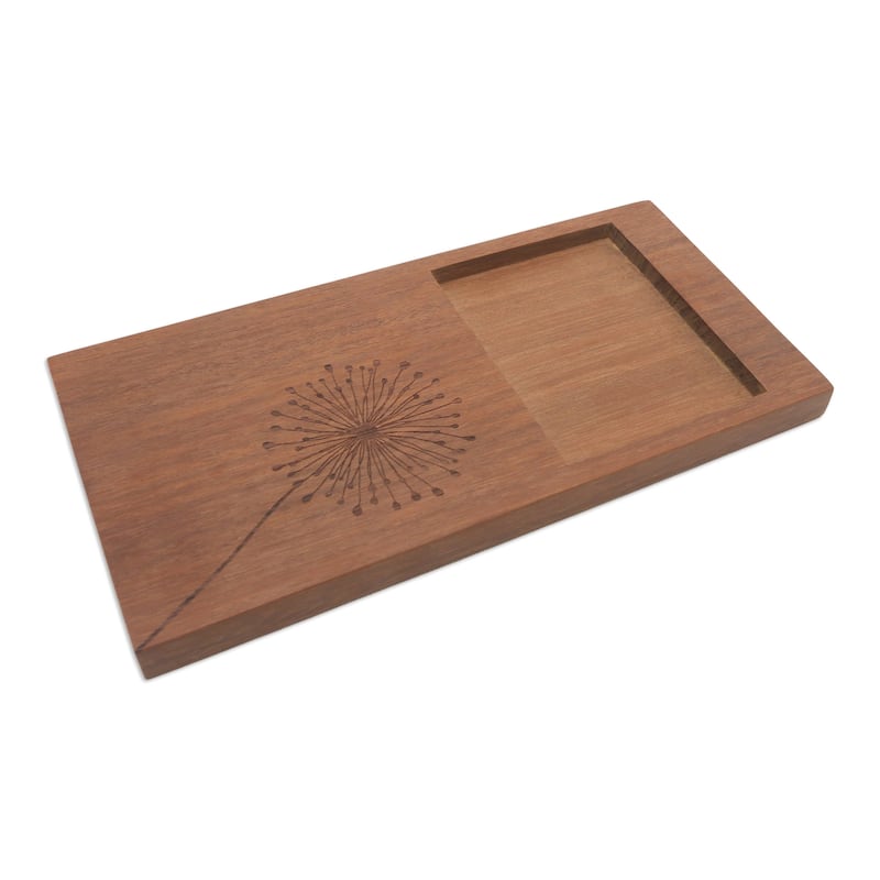 Novica Handmade Wishful Thinking Wood Tray