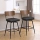 preview thumbnail 132 of 136, 26"/29" Faux Leather Swivel Counter/Bar Stools Set of 2/3