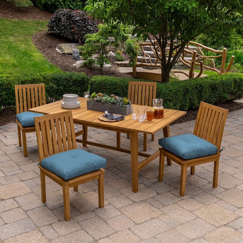 ARDEN Outdoor Plush Modern Tufted Seat Cushion, 20 x 20