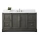 preview thumbnail 13 of 29, Vanity Art 60" Single Sink Bathroom Vanity with Top & Backsplash