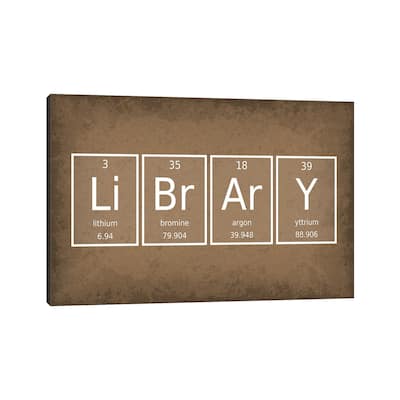 iCanvas "Library" by GetYourNerdOn Canvas Print