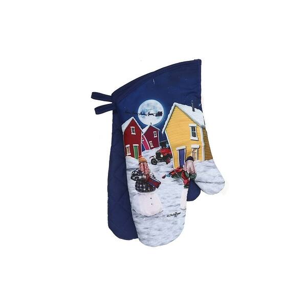 Oven Mitts (2 Pcs) (Snowmers) - Set of 2 - Bed Bath & Beyond - 36112801