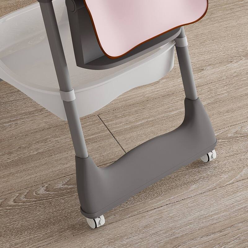 Adjustable Baby High Chair Infant Silent Portable Chair