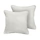 preview thumbnail 33 of 45, Sorra Home Corded Linen Texture Pillows (Set of 2)