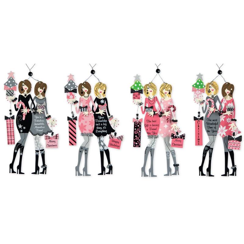Fabulous Friends Ornament, Set of 4