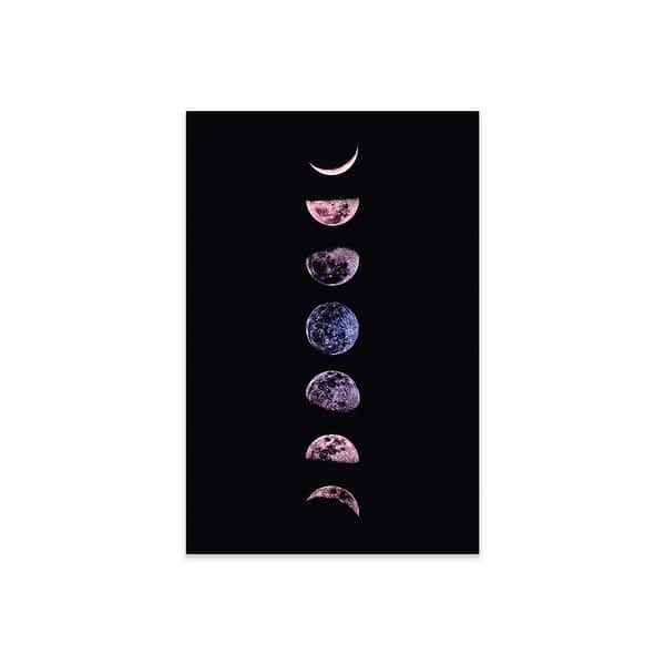 Moon Phases Print On Acrylic Glass by Emanuela Carratoni - Bed Bath ...