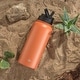 preview thumbnail 37 of 53, JoyJolt Vacuum Insulated Stainless Steel Water Bottle with Flip Lid & Sport Straw Lid - 32 oz