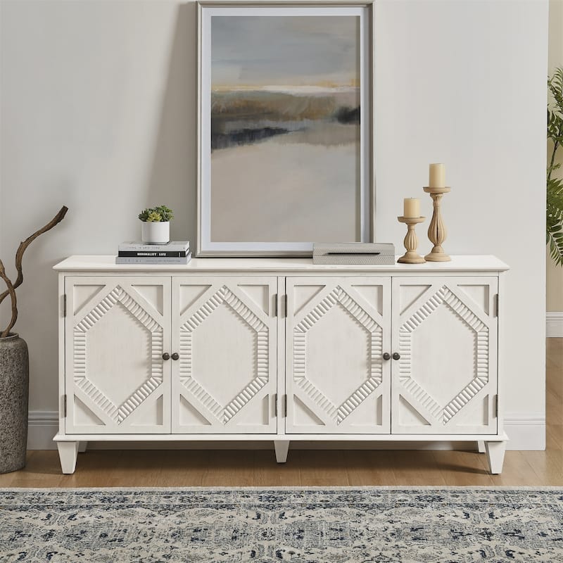 65.2" Mid Century Modern Sideboard Buffet Cabinet with Storage, Accent Coffee Bar