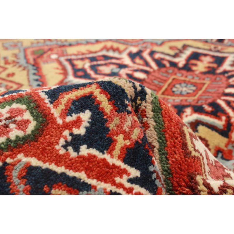 ECARPETGALLERY Hand-knotted Serapi Heritage Cream Wool Rug - 4'10 x 7'10