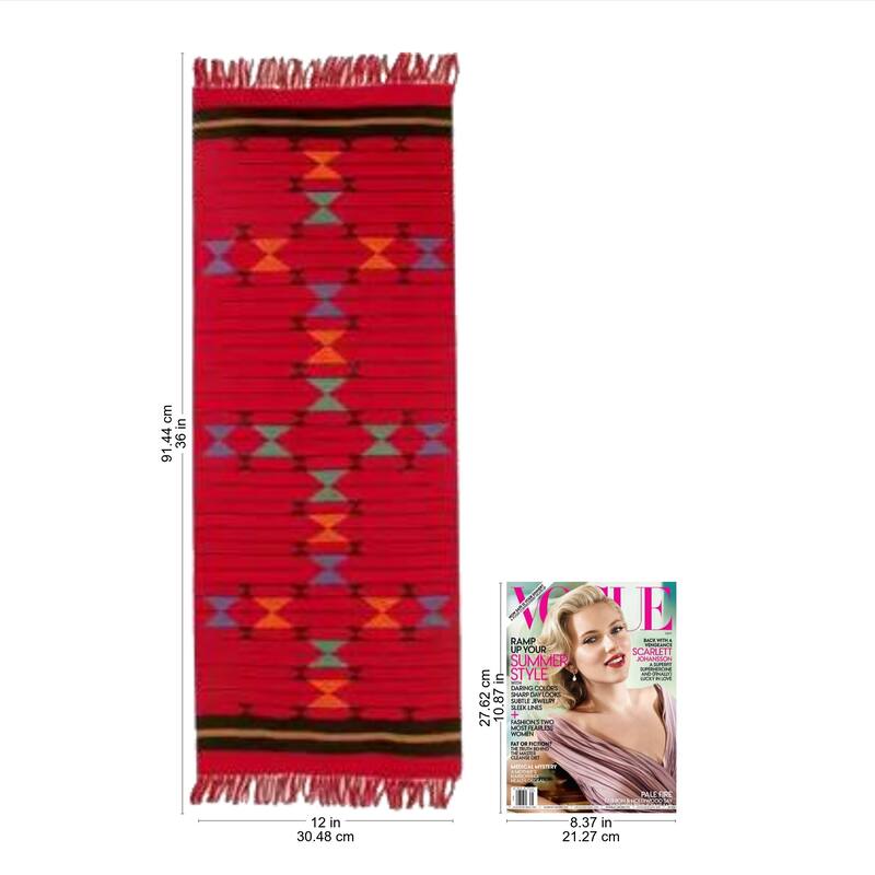Handmade Cotton 'Festive Constellations' Multicolor Table Runner