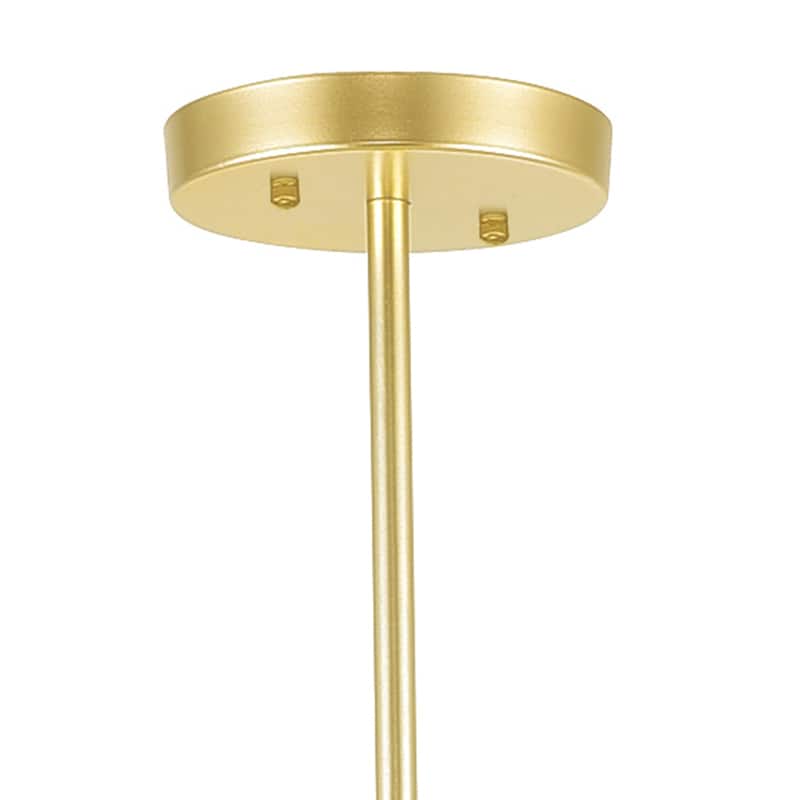 Savannah 6 Light Chandelier With Gold Leaf Finish - Gold Leaf
