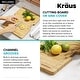preview thumbnail 26 of 30, Kraus 15 in. Topmount Workstation Stainless Steel Outdoor Kitchen Sink