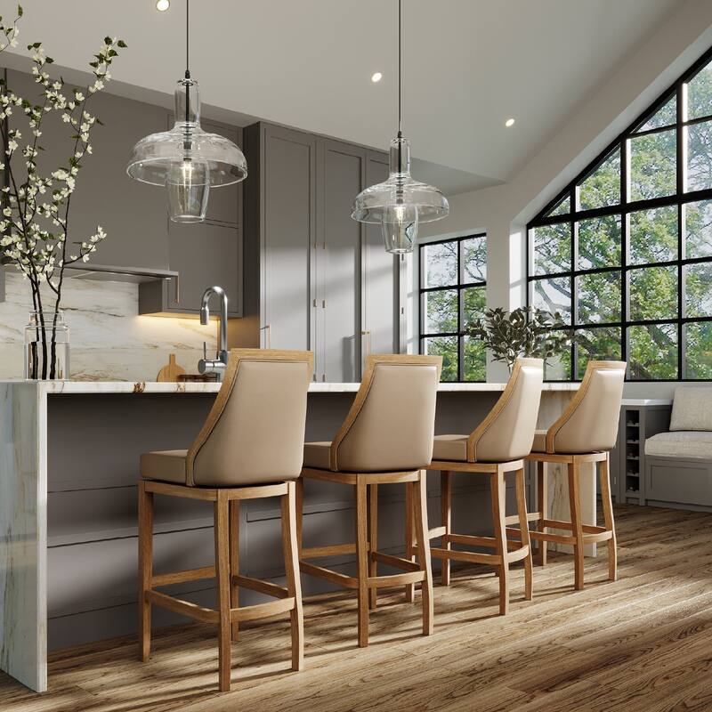 Maven Lane Vienna Swivel Kitchen Stool