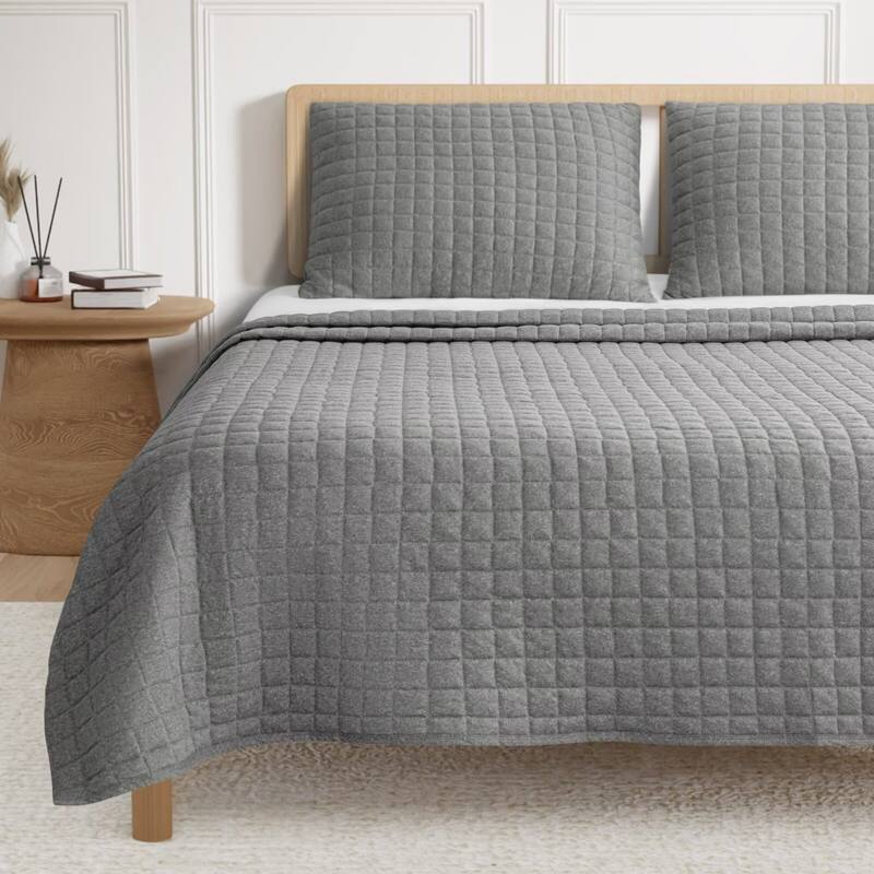 3-Piece Soft Jersey Knit Quilt Set