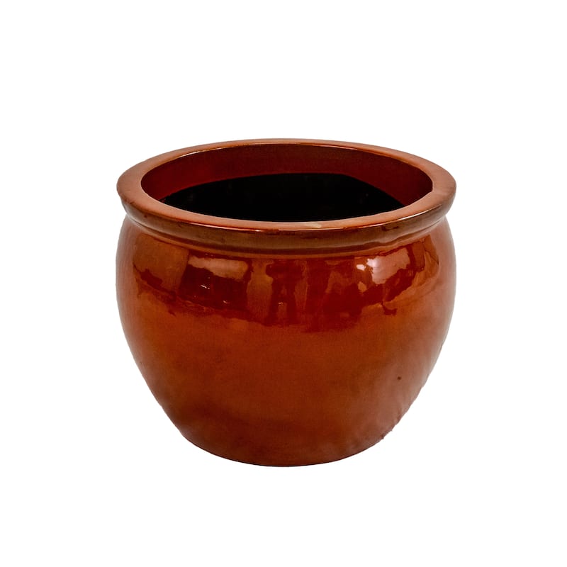3 Pieces Ceramic Flowerpot, Modern Planter for Patio, Garden or Windowsills