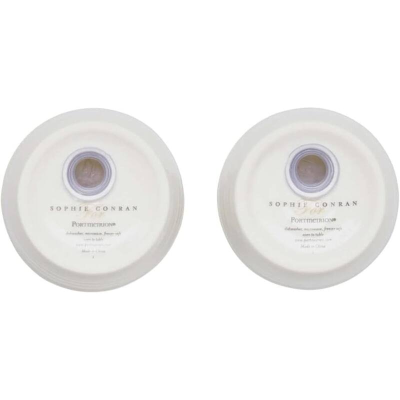 Portmeirion Sophie Conran Salt and Pepper Set White - 2.5 Inch