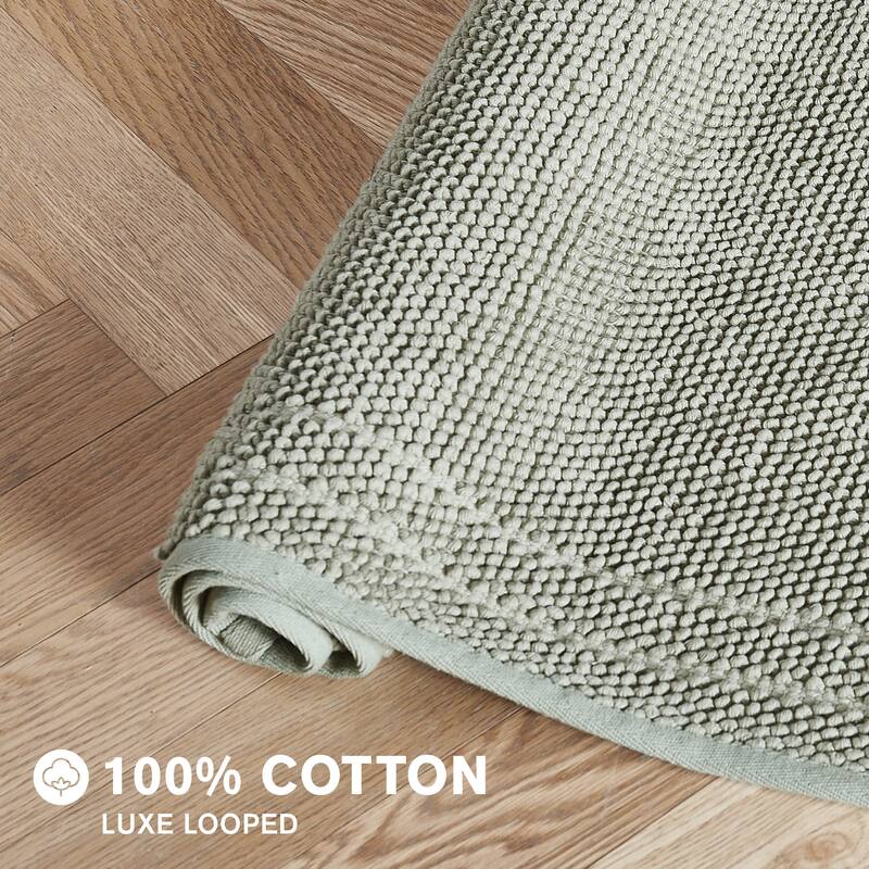 Hunter Luxe Looped Cotton Bathmats