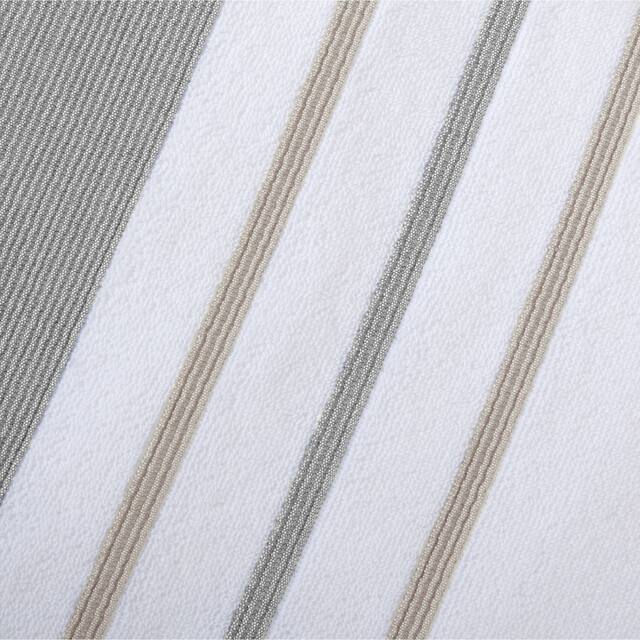 Luxurious Cotton Decorative Stripe Towel Set