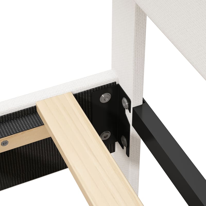 Sleek and Modern Design Bed Frame Upholstered Platform Bed