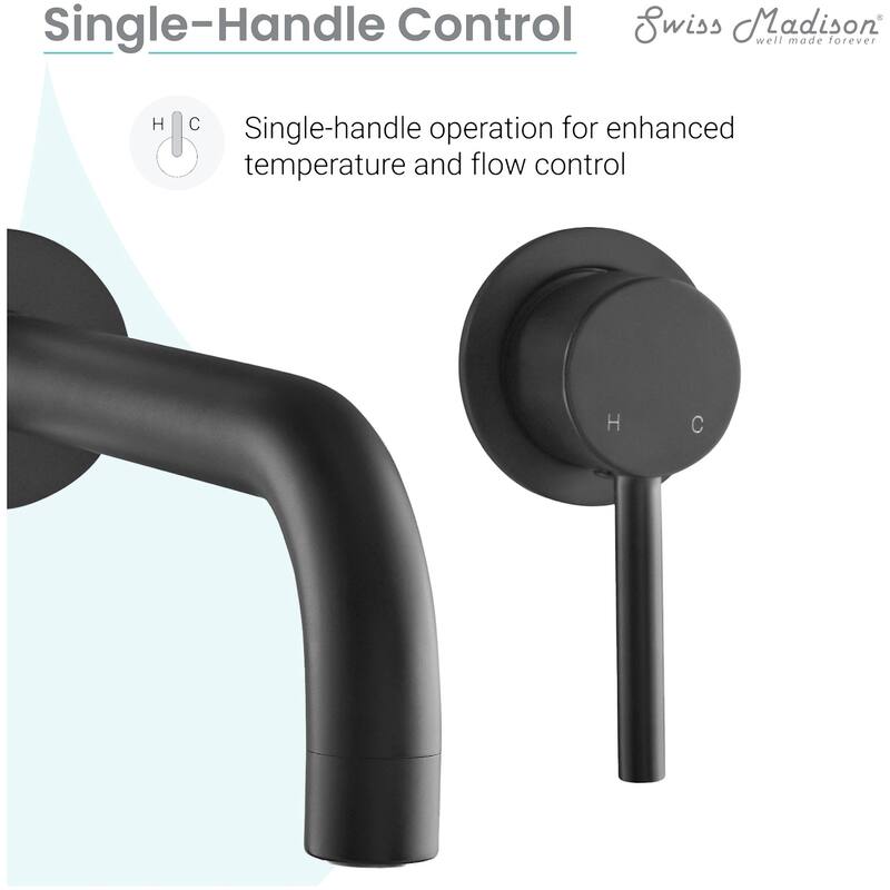 Swiss Madison SM-BF65 Ivy Single-Handle Wall Mount Bathroom Faucet