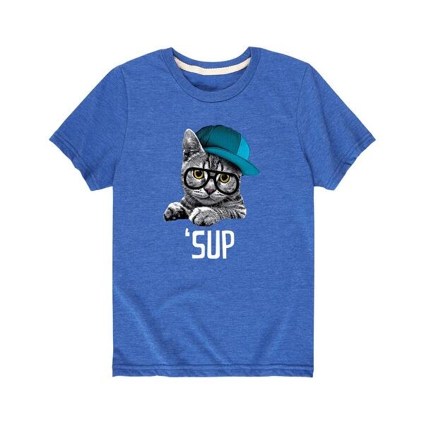 Shop Sup Hipster Cat Kitten Glasses Hat Funny Urban Style Fashion