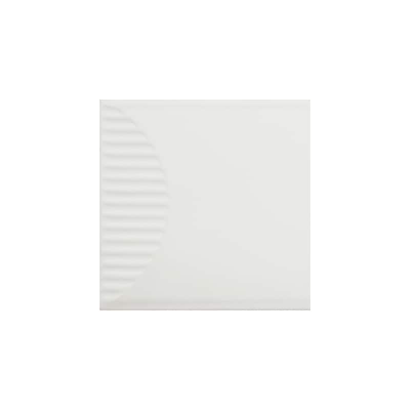 Daltile Stencil 4" x 12" Glazed Porcelain Half Moon Wall Tile (20 PC Per Carton) (5.81 SQFT Per Carton)