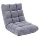 preview thumbnail 16 of 18, Adjustable 14-position Padded Floor Chair Recliner Grey