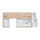 preview thumbnail 22 of 25, Low Loft Bed Wood Twin Size Loft Bed Frame with Drawer, Shelf and Storage Stairs for Kids, Teens - Large Space Underneath