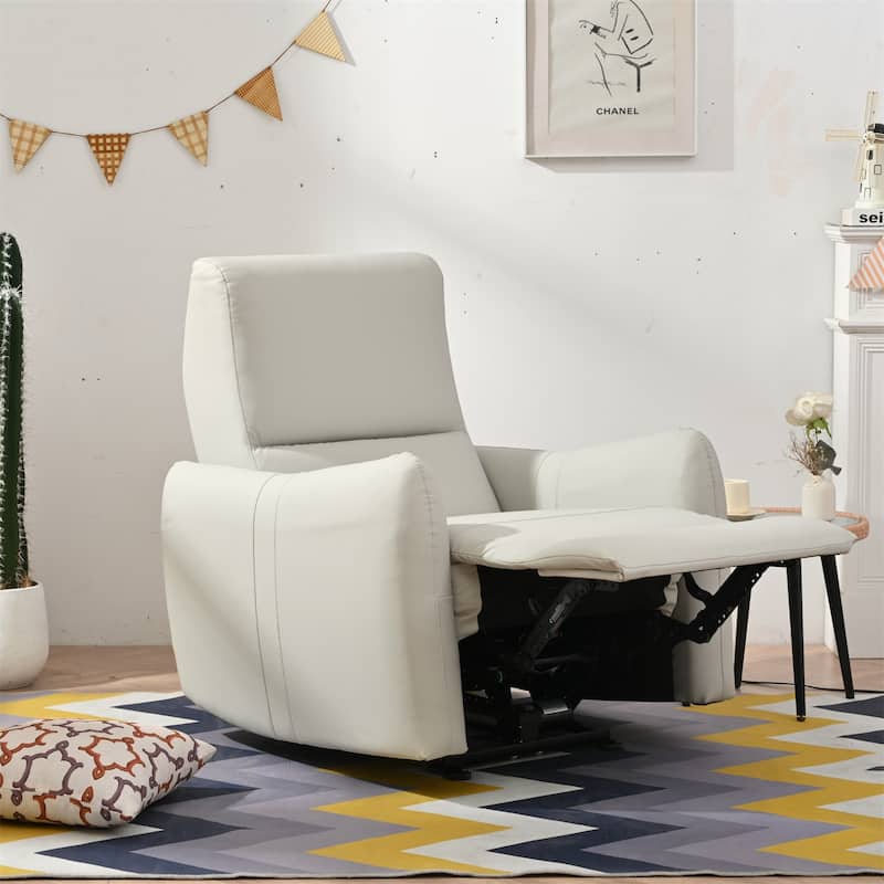 PU Leather Wall‑Hugger Power Recliner Chair with USB‑C & 330 lbs Capacity