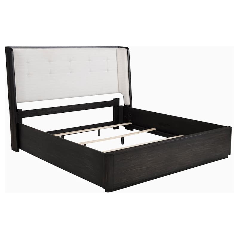 Leandro Bedroom Set Burnished Black