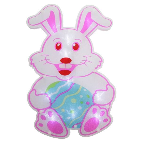 Shop 13 75 Led Lighted Easter Bunny Window Silhouette N A On