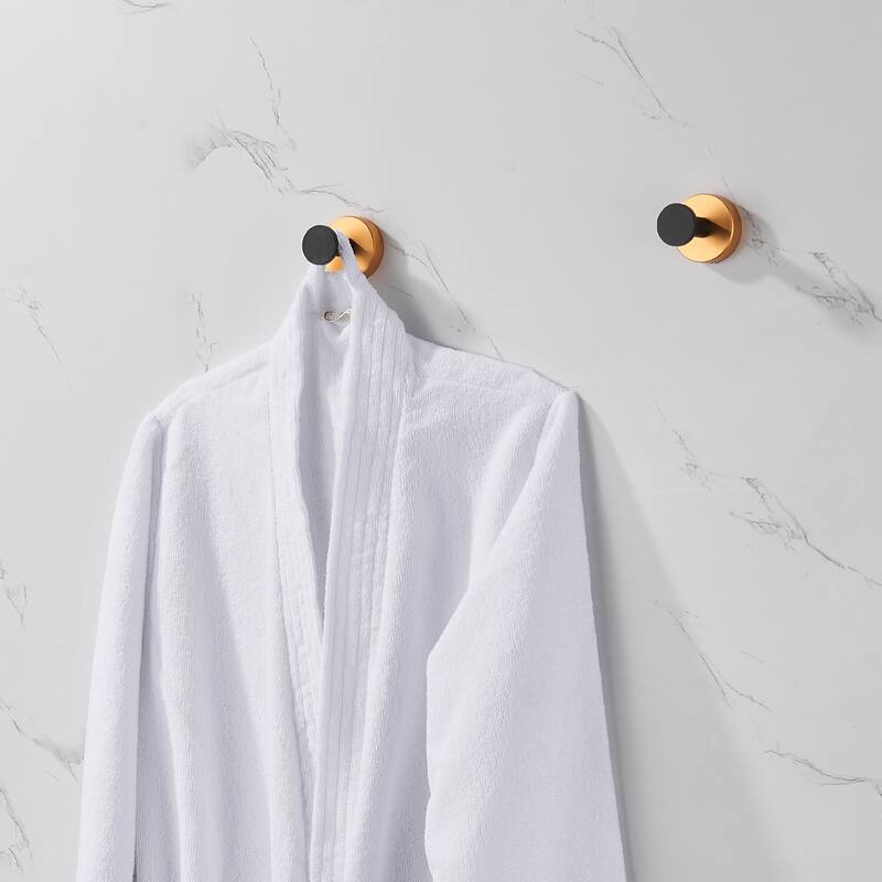 Round Base Wall Hanging Coat Hook with Screws Hook