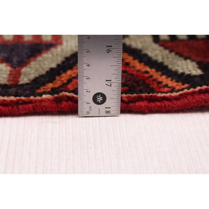 ECARPETGALLERY Hand-knotted Melis Vintage Red Wool Rug - 4'10 x 8'0