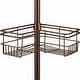 preview thumbnail 28 of 40, Utopia Alley Tension Pole Shower Caddy Corner Organizer, Adjustable with 4 Removable Baskets, 60 to 97 Inch