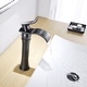 preview thumbnail 18 of 24, Vibrantbath Commercial Waterfall Bathroom Sink Vessel Faucet