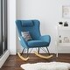 preview thumbnail 6 of 22, Avenue Greene Ernest Rocker Accent Chair with Storage Pockets - N/A
